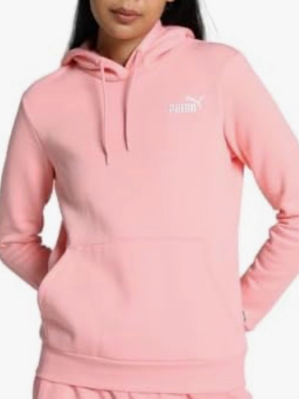 Puma Soft Pink Women's Pullover Hoodie Size Large ( Run Small ) NWOT - Picture 1 of 6